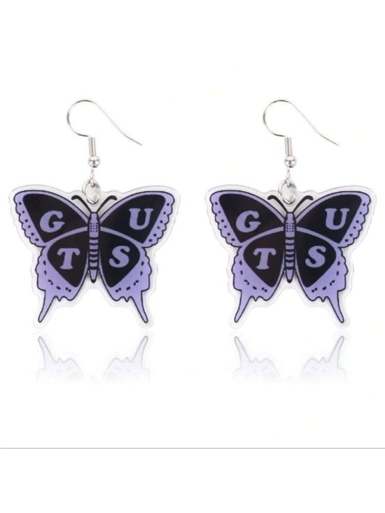 Olivia Rodrigo Jewelry - *NEW* OLIVIA RODRIGO Themed GUTS Butterfly Earrings